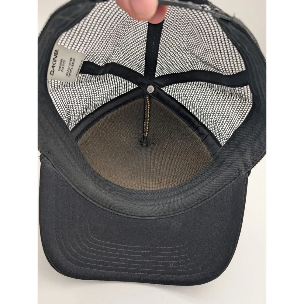 Dakine Handcrafted Quality Trucker Hat Black Mesh Snapback Mountain 10002476